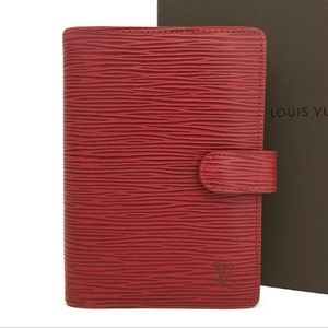 ❤️Louis Vuitton Epi Leather Agenda Organizer Notebook PlannerPaper (No Calendar)